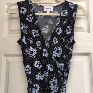 Leota back and blue summer Maxie dress